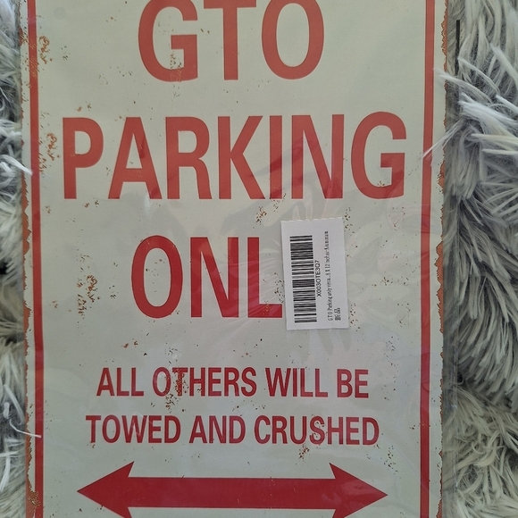 Gag Listing Funny For GTO Owners Metal GTO Sign  8"X12" - Picture 1 of 1